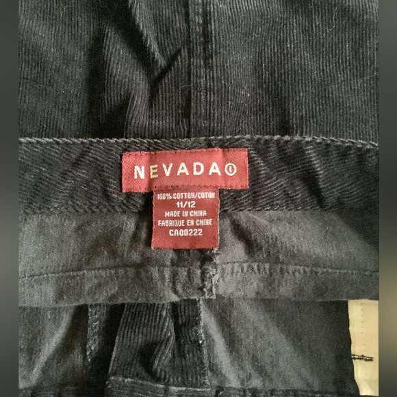 Nevada | Size 11-12 corduroy black skirt - Picture 4 of 5